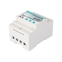Compteur d'énergie intelligent triphasé 380V avec écran LCD, compteur mécanique, installation en saillie, communication RS485, classe 1.0