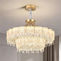 DUOMEIJU Suspension LED Nordique Nouveau Design avec Barre de Commande en Verre pour Restaurants et Salons