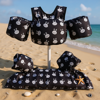 Modèles de dessins animés Design réglable Équipement de sécurité aquatique pour enfants Aide à la flottabilité pour enfants Gilet de sauvetage pour enfants Convient aux débutants