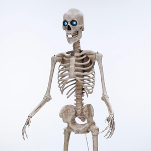 Decoración de Jardín para Exteriores, Esqueleto Gigante Humano de Halloween de 8 Pies con Ojos Proyectados, Espeluznante y Terrorífico - Product Image 5