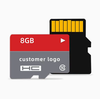 Penjualan Terbaik 100% kapasitas penuh 4GB-512GB kartu memori mikro kartu SD plastik.