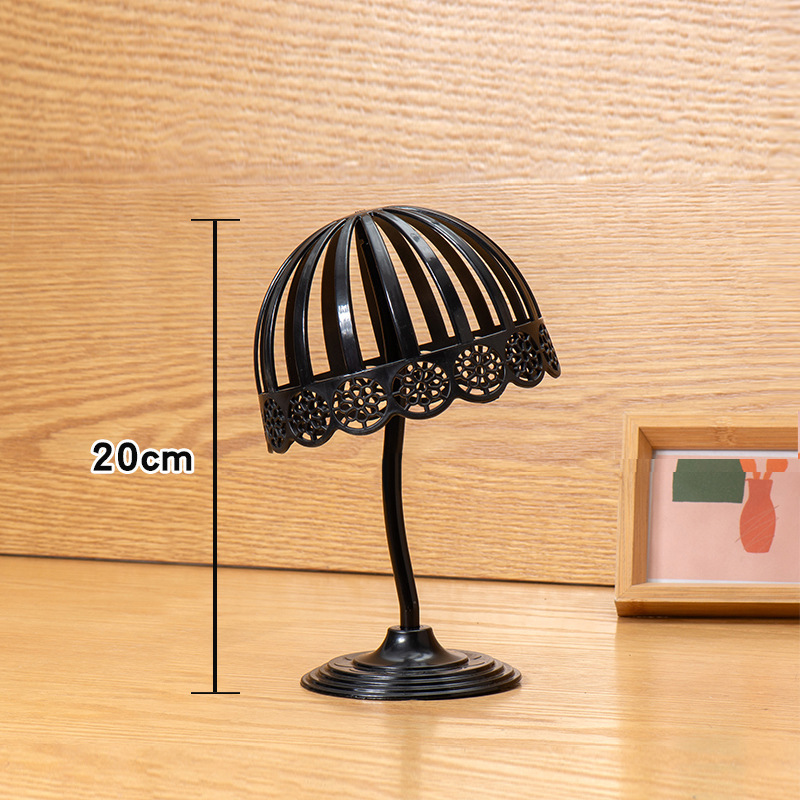 Post-style [hat circumference 45cm, height 20cm] Black