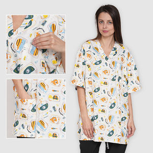 工場卸売2025カスタマイズカラーコットン病院制服<span class=keywords><strong>XXS</strong></span>ナーススクラブ女性男性用Hombre Mujerトップ医療用アパレル - Product Image 2