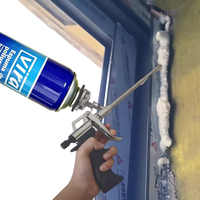 Mousse polyuréthane multi-usages VIRA 750 ml, mousse expansive PU résistante aux intempéries pour la fixation des portes et des fenêtres, étanchéité de la construction
