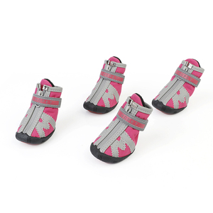 TopOne gros chien bottes de neige chien chaussures imperméables avec rayures réfléchissantes robuste semelle antidérapante chien chaussures imperméables - Product Image 6