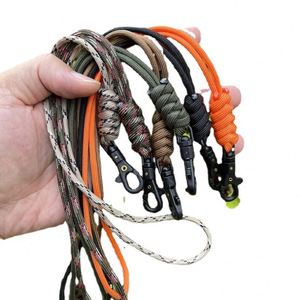 Cordon porte-clés avec sifflets, cordon de cou extérieur en paracorde - Product Image 1