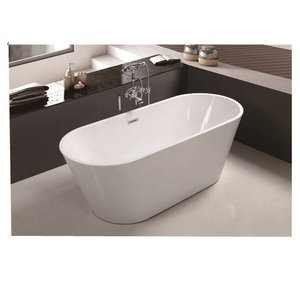 Mesa faible coût de la <span class=keywords><strong>baignoire</strong></span> autonome en acrylique autoportante à surface courbe rectangulaire à vendre et à vendre en gros - Product Image 5