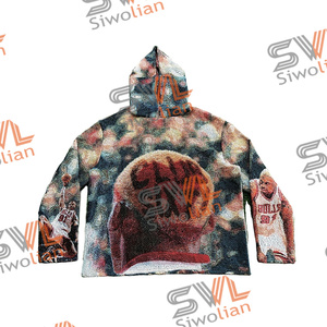 Fabbrica all'ingrosso arazzo tessuto con cappuccio coperta personaggio <span class=keywords><strong>abbigliamento</strong></span> <span class=keywords><strong>donna</strong></span> <span class=keywords><strong>donna</strong></span> con cappuccio ragazze vestiti - Product Image 2