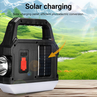 Nouvelle lampe de poche portative, lampe de travail, lampe torche LED étanche, utilisation en extérieur, rechargeable, lampe frontale avec longue portée de faisceau