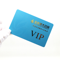 UV Logo Hot Gold Stamp VIP Membresía Lealtad Tarjeta de plástico personalizada