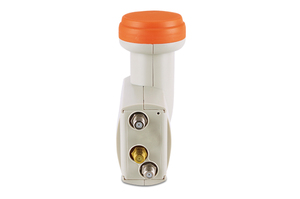 Unicable LNB SCR 3 Legacy 4+3 | Robusto Per 4K E Full HD, Con 3 Uscite Legacy E 1 SCR Placcata Oro