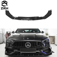 Lèvre de pare-chocs avant en fibre de carbone pour Mercedes Benz W206 Classe C 2022 + Lèvre avant