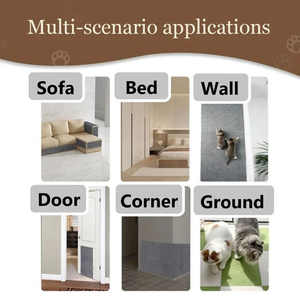2 Roll of 78.7 X15.8 Scissor-trimmable <strong>Cat</strong> Scratching Post <strong>Carpet</strong> <strong>Covered</strong> Self-Adhesive <strong>Cat</strong> <strong>Tree</strong> Shelves Replacement Parts Mat