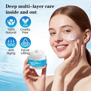 Crème au collagène d'ADN de saumon OEM, aux algues, à l'aloe vera, à la niacinamide et à la centella, 50g, <span class=keywords><strong>anti</strong></span>-rides, raffermissante, hydratante, végane, marque privée - Product Image 4