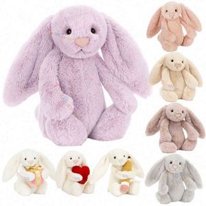 Nouvelle conception 2025 – Jouets en peluche personnalisés, animaux doux, lapin en peluche Kawaii Anime à longues oreilles, en coton PP, fabrication directe d'usine à bas prix - Product Image 1