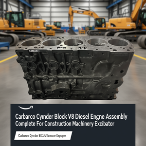 ชุดประกอบเครื่องยนต์ดีเซล V8 แบบ Carbarco Cylinder Block สำหรับเครื่องจักรก่อสร้าง รถขุด - Product Image 3
