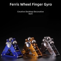 Fidget Spinner Roue de Ferris Créatif, Ornement de Bureau, Jouet Anti-Stress, Gyroscope Métallique EDC, Gadget de Décompression, Cadeau, Modèle Chine MTL89