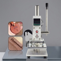 Machine à estamper manuelle portative, petite presse manuelle pour le gaufrage à chaud du cuir et l'impression artisanale sur papier, 110V et 220V, personnalisable