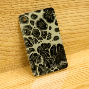 1/8" BGL Gloss Pattern <b>Black</b> Cast Acrylic <b>Sheets</b> Cut to size for Decoration - Product Image 1