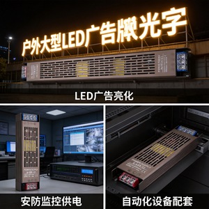 Fuente de Alimentación Conmutada Jingruian de 12V 200W 300W 400W para Cajas de Luz LED y Tiras LED, Enfriamiento Natural, Salida Única - Product Image 3