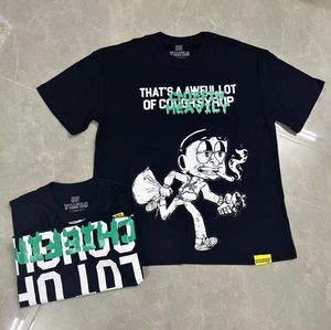 高品質ブランドのメンズTシャツアメリカンストリートスタイルの印刷が特大で、男性のためのクールなシロップがたくさんあります - Product Image 3