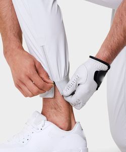 Pantalones de Golf para Hombre de Alta Calidad, Corte Ajustado, Elásticos en 4 Direcciones, Estilo Chino Personalizado, Ligeros, Casuales, con Cintura Baja - Product Image 4