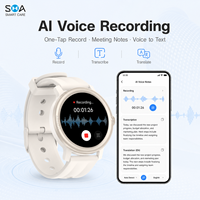 Reloj Inteligente con Grabador de Voz IA, Pantalla AMOLED de 1.32 Pulgadas, Reloj con Función de Llamadas para Notas de Reuniones y Negocios, Venta al Por Mayor