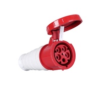 Prise de câble femelle industrielle IP67 5 broches 125A 380V ZNG-245 de prise de courant mobile IEC60309