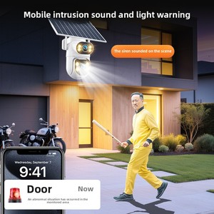 SunYoung 4G Outdoor Remote <b>Night</b> <b>Vision</b> CCTV <b>Camera</b> 360 Waterproof Solar-Powered PTZ No Electricity Network 360. Panoramic View - Product Image 3
