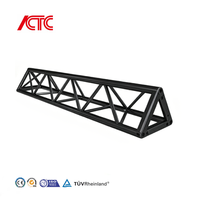Système de charpente modulaire pliable en alliage d'aluminium avec boulons à embout triangulaire pour éclairages de scène et décoration