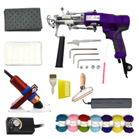 Machine à tufter électrique 2-en-1 pour tapis, kit complet de pistolet à tufter Akv pour la fabrication artisanale de tapis