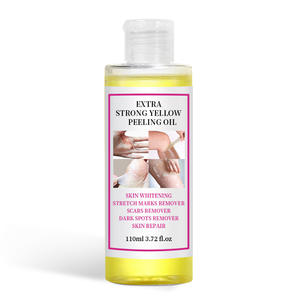 Extra Forte Amarelo Óleo de Peeling Iluminar Cotovelos joelhos Mãos Melanina Branqueamento Pele Escura Forte Rosto Peeling <span class=keywords><strong>Oil</strong></span> - Product Image 6