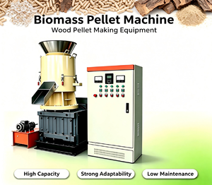 Máquina para hacer pellets de biomasa, molino de pellets de madera y aserrín, prensa de pellets de biomasa para la producción de combustible de biomasa - Product Image 1