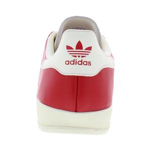 Zapatos Adidas Gazelle de Piel para Hombre, Color Rojo Escarlata, Crema, Blanco, Dorado Metálico - Product Image 3