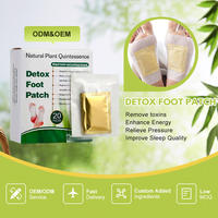 Fabricant chinois de patchs détoxifiants pour les pieds en coton naturel pour la santé, hypoallergéniques pour adultes, soulagent la fatigue