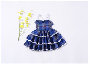 Nuevo Vestido de Niña con Encaje y Cinturón, Estilo Pastel, para Verano - Product Image 6