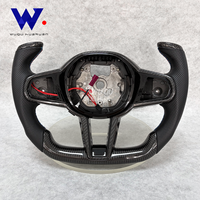 Volant en cuir et fibre de carbone personnalisé en forme d'avion pour BMW X3 G01 X4 G02 X5 M3 X6 G80 M4 G82 G05 G11 G20 G30 Z4 G29