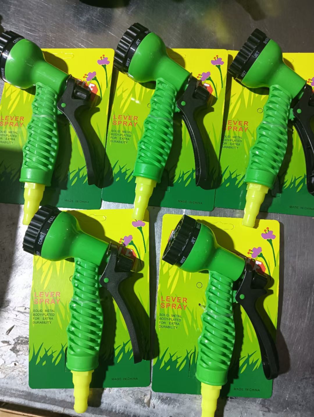 Lancia Ad Alta Pressione Regolabile Con Schiumogeno – Ugello Metallo Per Giardino E Auto, Pistola Irrigazione 3-in-1