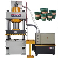 315 tonnes quatre colonnes pots en plastique pots de fleurs pots de gallon moulage presse à chaud machine hydraulique