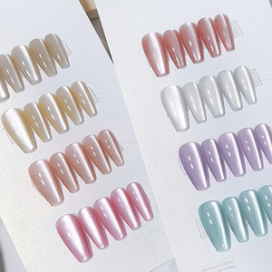 เจลทาเล็บแม่เหล็ก Moonlight Cat Eye ขนาด 8 มล. 8 สี เงางาม ลอกออกได้ ชุดเจลคริสตัลสำหรับตกแต่งเล็บมือแบบมืออาชีพ - Product Image 3