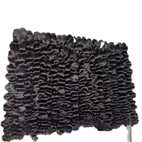 Lots de Cheveux Humains Bruts 100% Vierges à Cuticules Alignées, Grade Double Trame, Cheveux Indiens de Temple, Style 12A, Ondulation Water Wave, Vente en Gros, Prix Abordable