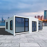 Petite maison préfabriquée de 10 pieds Petite maison modulaire extensible avec salle de bain et cuisine | Maison de conteneur pliable portable