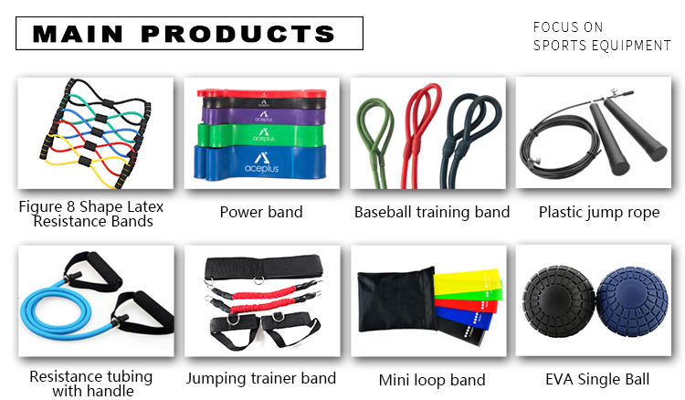 Swimming Resistance Training Stretch Band with Handle Paddles OEM