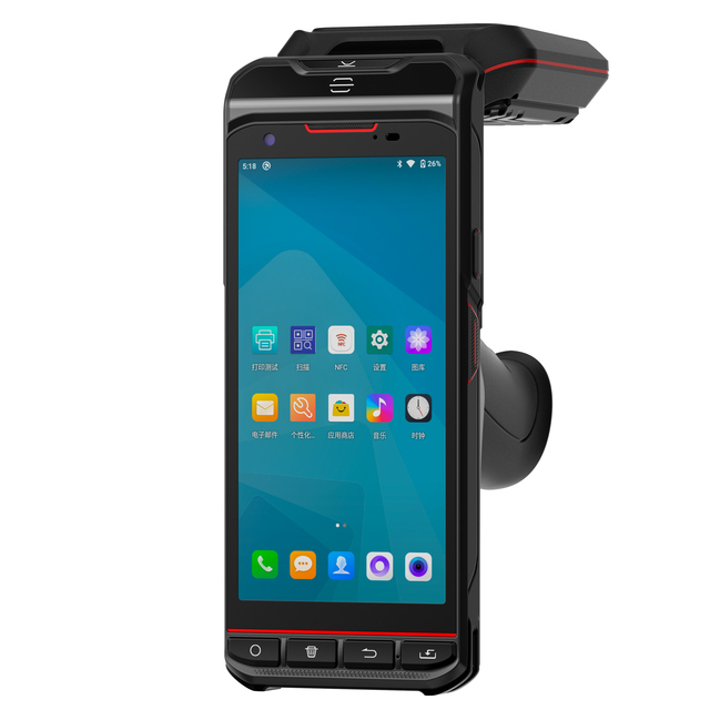 Newest Android 13 Industrial PDA with 4G RFID 2D Barcode Scanner Handheld Honeywell Engine CPU WiFi Communication Stock Product