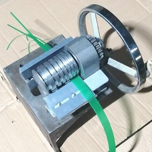 Machine à découper les bobines, coupeur de ruban en acier et plastique, 220 V, boîte de vitesses, facile à utiliser, outil de séparation de courroies d'emballage - Product Image 2
