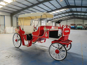 Carruaje de <span class=keywords><strong>Cenicienta</strong></span> Eléctrico o de Caballos para 4 o 6 Personas, Carruaje de Calabaza para Bodas - Product Image 5