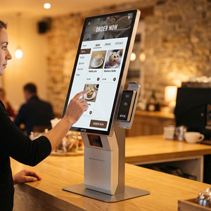 Android 11 Self Ordering Kiosk 15.6 Inch Wall Mount Self Service <b>Coffee</b> Shop Order & Pay - Product Image 2