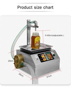 Efficient and Fast Automatic Gear Pump Weighing Honey Oil Glass Bottle Filling <b>Machine</b> - Product Image 3