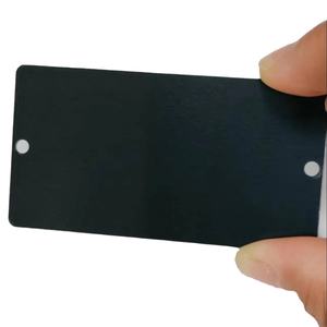 Изготовленная на заказ алюминиевая табличка Заводская анодированная Черная Пластина с металлическим логотипом пустая бирка - Product Image 1