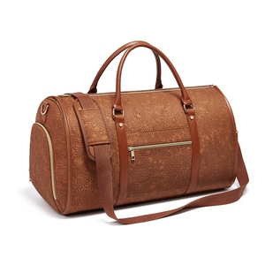 Bolsa de Viaje para Ropa, Bolsa de Lona de Cuero para Trajes, Bolsa de Viaje para Hombre con Compartimento para Zapatos, <span class=keywords><strong>Maleta</strong></span> - Product Image 1